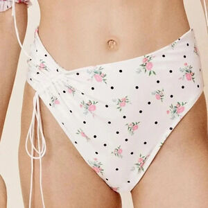 For Love And Lemons Cindy Ruched Swim Bottom Sz‎ XS